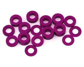 175rc 17518856 Team Associated Dc10 Aluminum Ball Stud Spacers Kit Purple 16