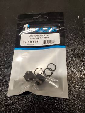 1up Racing 1up-15536 Team Associated Tc8 6mm Aluminum Directhex Hub Axles 2
