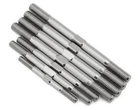 1up-74958 1up Racing 1up74958 Tekno Nb48 2.2 Pro Duty Titanium Turnbuckles Set Silver