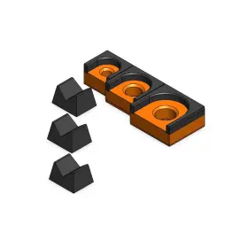 3pcrat 3d Tool Trays Kit Magattach Ratchet Organizer 3 Piece Set Orange/black