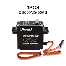 Dsc35mg 9imod 35kg 180 Digital Metal Gear Waterproof Servo For Rc Car Boat Robot