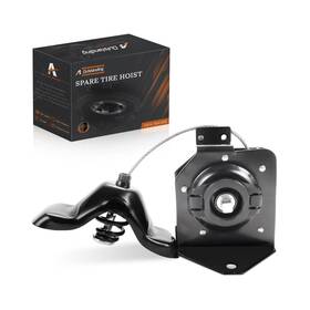 A-outsanding 924-502 Spare Tire Hoist Compatible With 2003-2010 Chevy Silverado And Gmc Sierra 2500-
