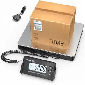 808004 Acnhli Heavy Duty Shipping Scale 440 Lbs High Precision Hidden Wall Mounted Display