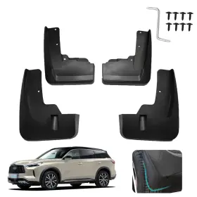 Qx60-280 Actkill Custom Fit For Mud Flaps Infiniti Qx60 2022-2024 Splash Guard Front And R