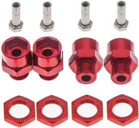 N10178r Actruck 12mm To 17mm Wheel Hex Hub Adapter Extension Conversion For 1/10 Rc Car And Upgr