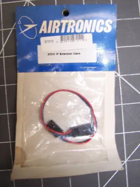 97010 Airtronics 6 Inch Extension Cable #97010 New Old Stock