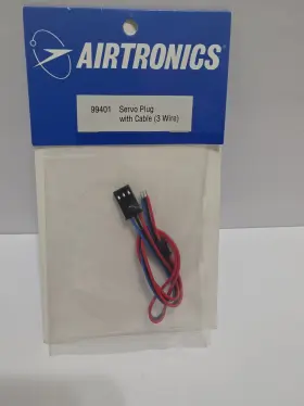 99401 Airtronics New Old Stock Servo Plug With Cable 3 Wire #99401