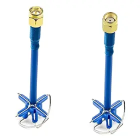 Kk-lb2 Akk Lb2 5.8ghz 5dbi Rhcp 1pc Sma Rp-sma Male High Gain Four Leaf Clover Anten