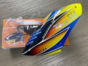 Agnhc2202 Align Hc2202 250 Pro Painted Canopy Yellow/blue/red