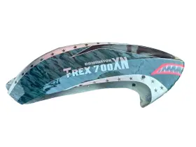 Agnhc7072 Align 700xn Painted Canopy Green/blue/red