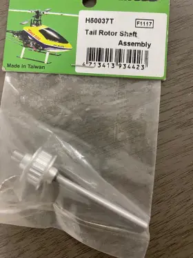 H50037t Align T-rex 500 Tail Rotor Shaft Assembly
