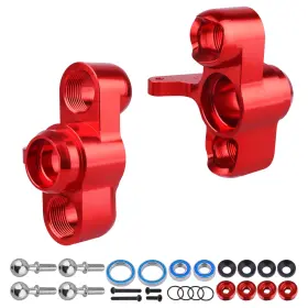 U2a0027-30 Allinrc Aluminum Front Steering Blocks Knuckle For Arrma 1/8 Kraton/outcast/