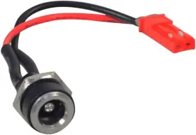 E42-0022 Alveytech Coaxial Charger Port 5.5 Mm Od 2.5 Id For Gotrax Gxl Red