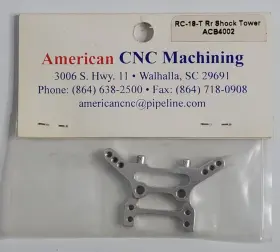 Acb4002 American Cnc Machining Rear Shock Tower Rc18t Rc Car Part New Vintage
