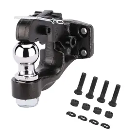 Aph002 Angcosy 10-ton Pintle Hook Trailer Hitches Receiver Combination 2 Inch Hitch Ball