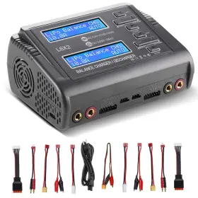1s-6s Aorika Sail6 Lipo Battery Charger Fast Balance Chargers Discharger For