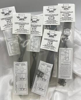 Apc Apc09060sf Slow Flyer And Thin Electric Propeller Variety Pack As Shown In Pic New