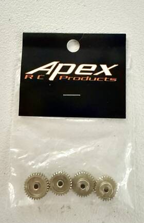 Apex Rc Products 9753 48 Pitch 28t 29t 30t 31t Aluminum Pinion Gear Set #9753