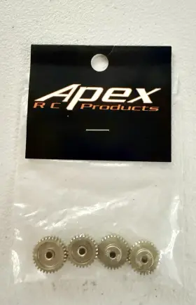 9753 Apex Rc Products 48 Pitch 28t 29t 30t 31t Aluminum Pinion Gear Set #9753