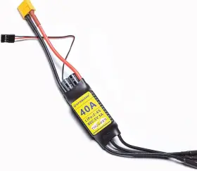 Xt60 Apisqueen 714684918819 40a Esc 2-6s Lipo Brushless Electric Speed Controller With Bec And 4.0mm Plug