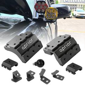 Aprior Ap-26013102 Upgraded Quick Release Dual A-pillar Light Mounts For Toyota Tacoma 2016-2026