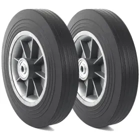 Ar-pro 810071110696 2-pack 10ftft X 2ftft Flat Free Solid Rubber Tire And Wheel 3/4 Inch 5/8 1/2 Ar-pro 810071110696 2-pack 10ftft X 2ftft Flat Free Solid Rubber Tire And Wheel 3/4 Inch 5/8 1/2