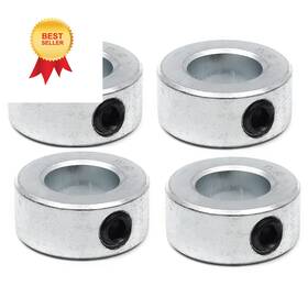 Ar-pro 810071111853 4-pack 3/4 Inch Bore Solid Steel Shaft Collars With Zinc Plated Coating -