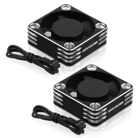 Fan-001 Arrarown 2pack Rc Car Motor Cooling Fan Heatsink 28000rpm Brushless Esc Fo