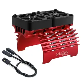 Fan-009 Arrarown 40mm Twin Rc Fans Surpass Hobby 1/5 16000 Rpm Motor Cooling