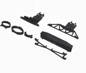 Ara-1615 Arrma Lower Skid And Bumper Set - Senton