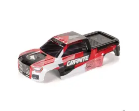 Ara-1622 Arrma Ara1622 Granite 223s Clipless Painted And Decaled Trimmed Body Red