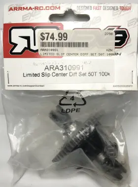 Ara310991 Arrma Exb Limited Slip Center Diff Set 50t 100k #ara310991 Nip