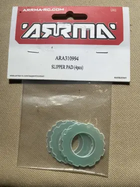 Ara310994 Arrma Mega / Blx Slipper Pad 4 Unopened