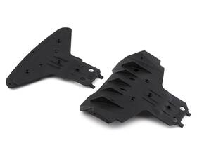 Arrma Ara320585 Infraction Mega/vendetta 3s Blx Lower Front Bumper And Rear Diffuser Set