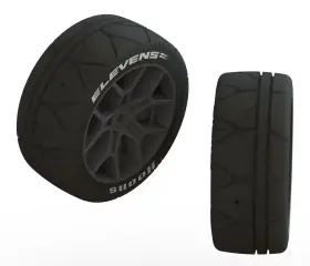 Ara550093 Arrma Dboots Elevens 35/085 2.4 White Tire Set 2 Vendetta New Retail