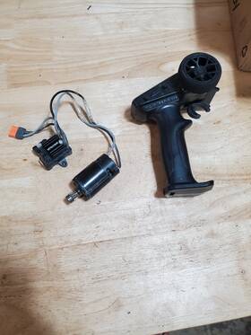 Arrma Spmslt200 Fury Motor Esc And Transmitter Combo. See Description