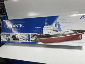 Art-20210 Artesania Latina 1/50 Atlantic Tugboat Convert To Rc Wooden/plastic Model Kit 20210