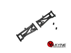 3891 Associated Vintage Rc Tc3 Series Rear Arms Plastic Graphite Factory 2
