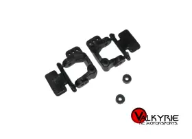 7922 Associated Vintage Rc Gt2 30 Caster Block Set Plastic Black