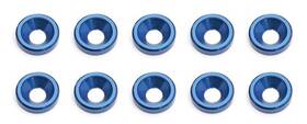 Associated 89229 Team 89220 Blue Countersunk Washers - Asc89229