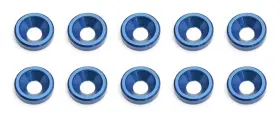 Asc89229 Associated 89229 Team 89220 Blue Countersunk Washers -
