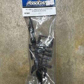 Associated 91901 Team B6.4 -1 Mm Scrub Caster And Steering Block Set Asc91901