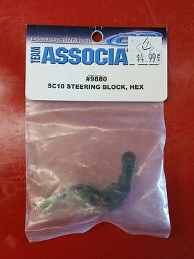 Associated 9880 Team Rc10 T4 B4.1 4.2 Sc10 Steering Blocks For Hex Axle Front