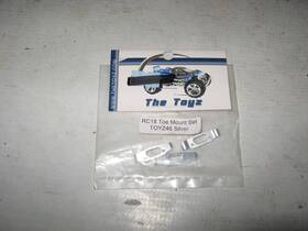 Associated Toyz46 Rc The Toyz Rc18 Toe Mount Set Aluminum Silver