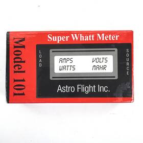 Astro Flight 686577101007 Vintage Model 101 Super Whatt Meter New In Box With Manual