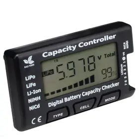 Meter-7 Autaba 7 Battery Capacity Voltage Checker Tester Cell Meter For Nimh Lipo Life Li-ion