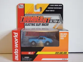 Sc314 Auto World Sc314/48 - Thunder Jet Blue No. 6 1969 Amc Amx Model #