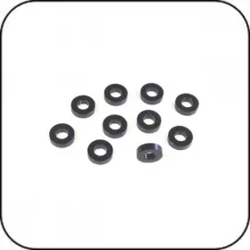 A700-sh1.75 Awesomatix - Spacers 6x3x1.75 Mm Black 10