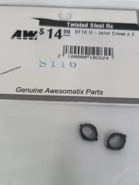 A700-st16 Awesomatix - U-joint Crosses Plastic Black 2