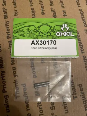 Ax30170 Axial Shaft 3x22mm 2 Pieces Mk35
